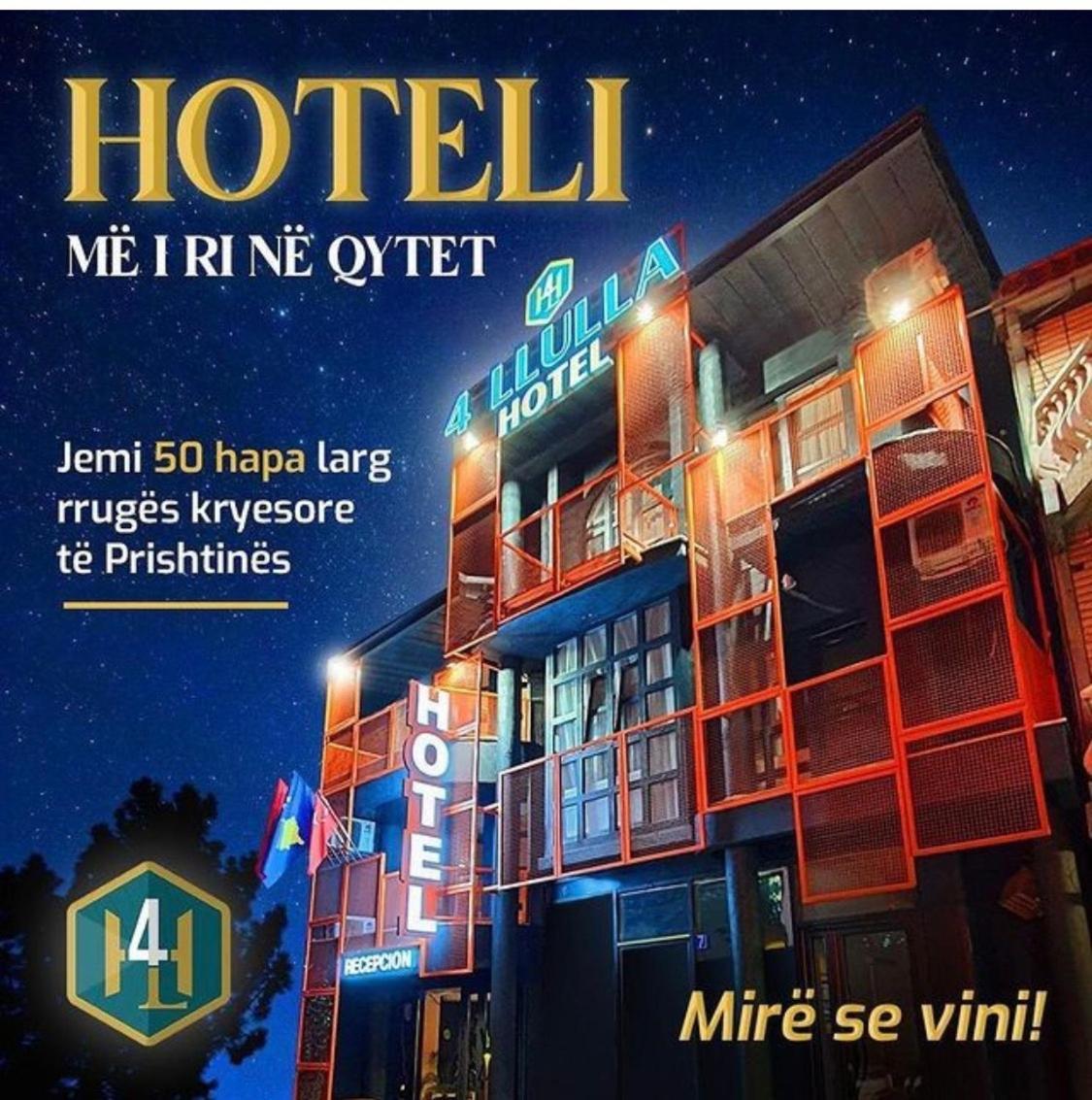 Hotel 4 Llulla พริสตีนา ภายนอก รูปภาพ